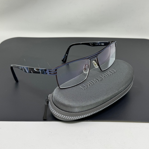 Alain Mikli Eyeglasses AL 1104 0200 Blue Brown Matte Glasses 58 14 140